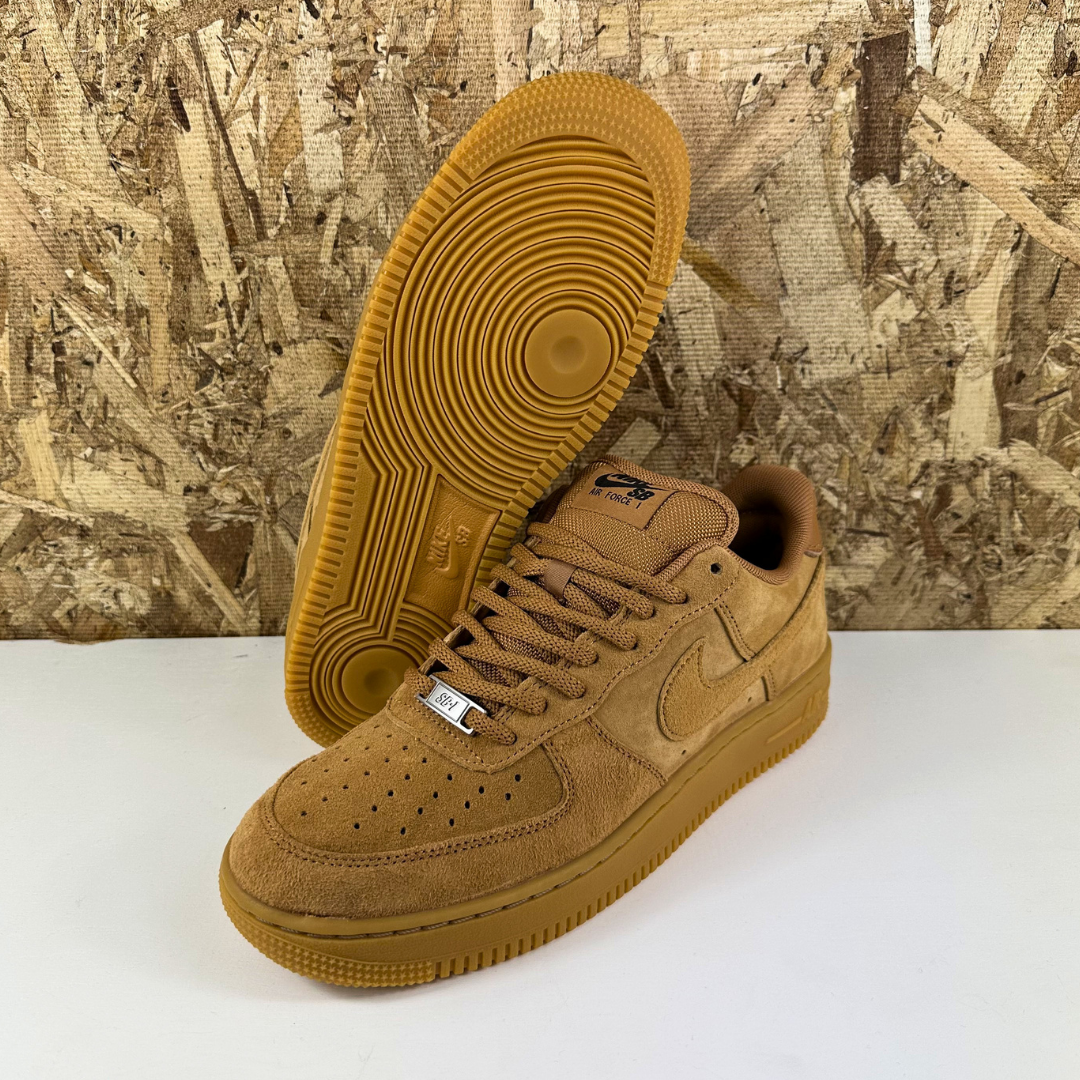 Nike SB Air Force 1 - (Flax/Flax/Black)