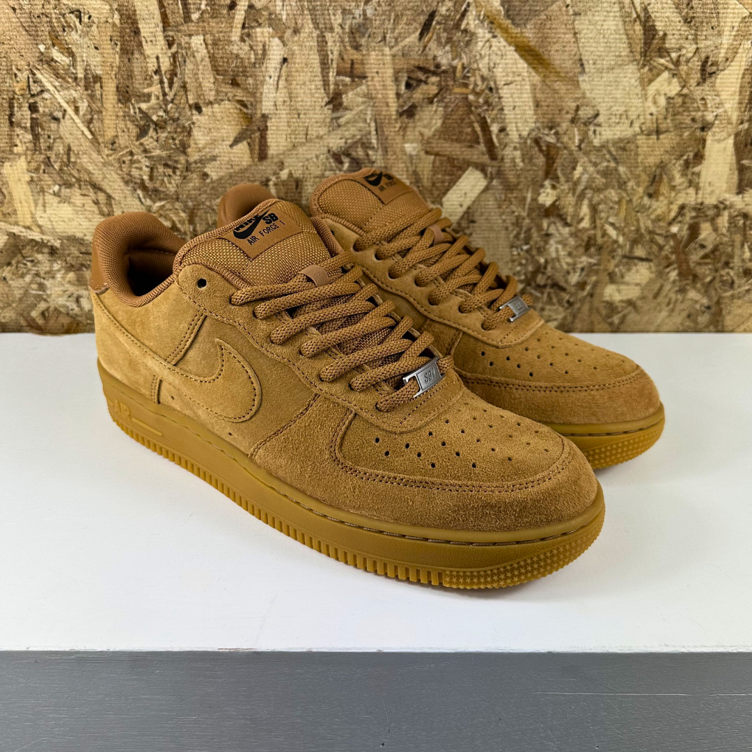 Nike SB Air Force 1 - (Flax/Flax/Black)