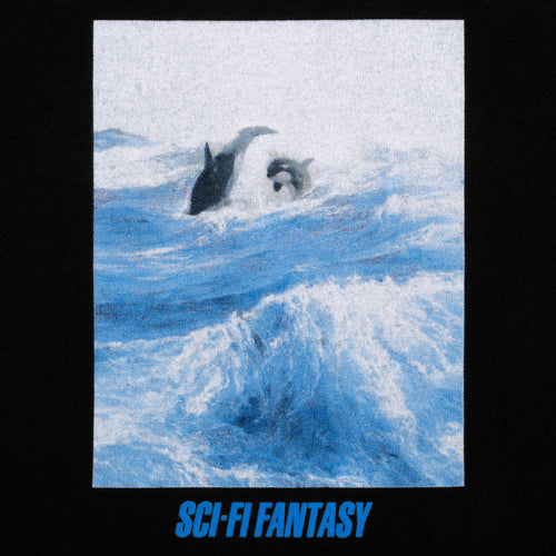 Sci Fi Fantasy Killer Whale Tee (Black)
