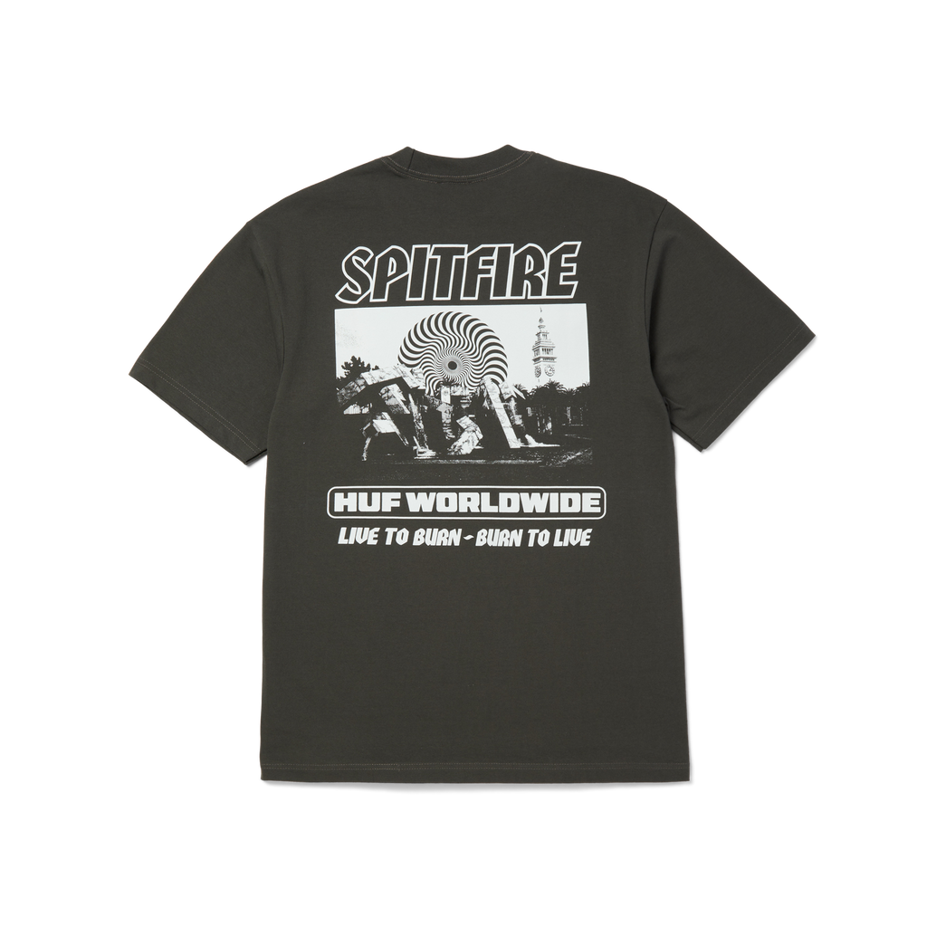 HUF x Spitfire Burn SS Heavyweight Tee