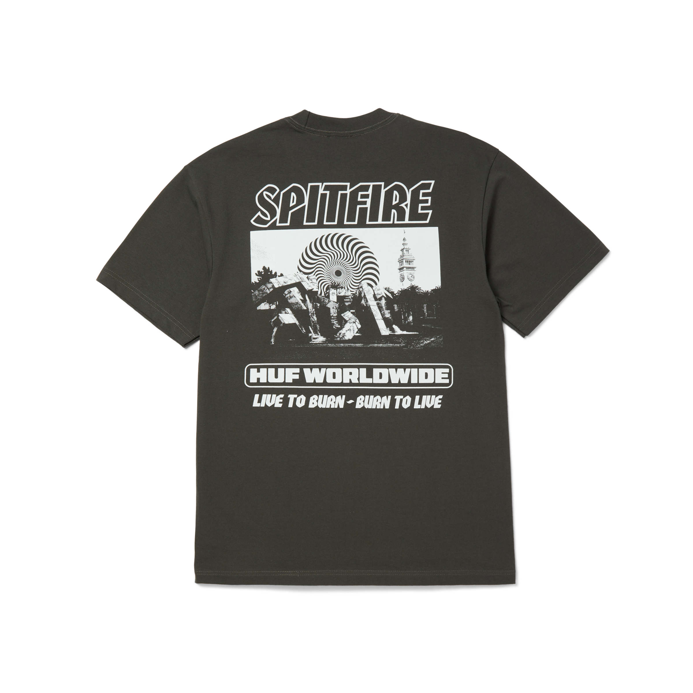HUF x Spitfire Burn SS Heavyweight Tee
