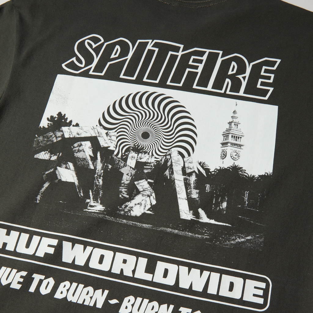 HUF x Spitfire Burn SS Heavyweight Tee
