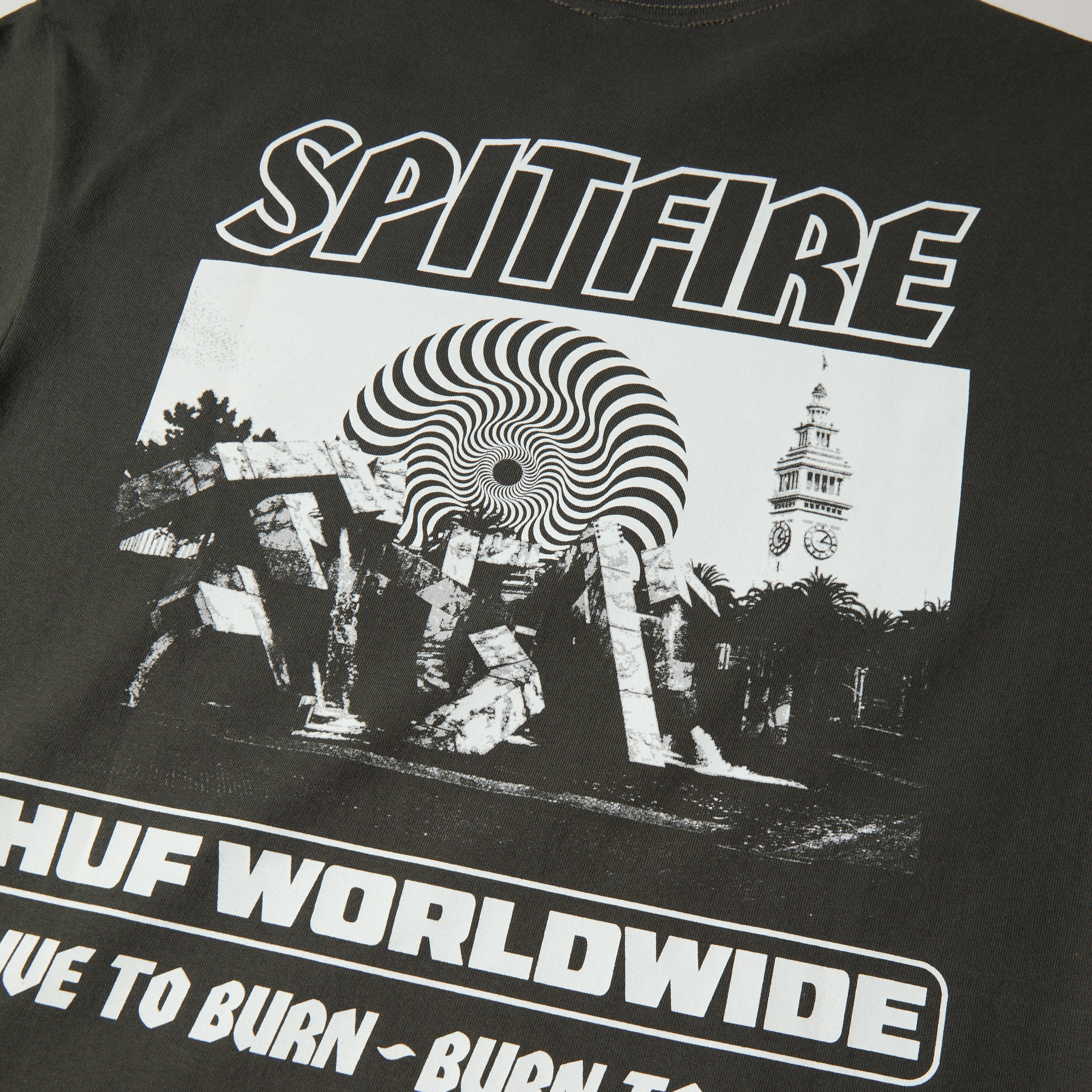 HUF x Spitfire Burn SS Heavyweight Tee
