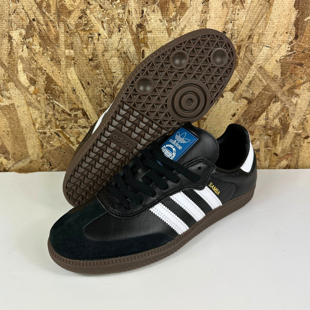 Adidas Samba ADV Black/White/Gum – Pharmacy Boardshop