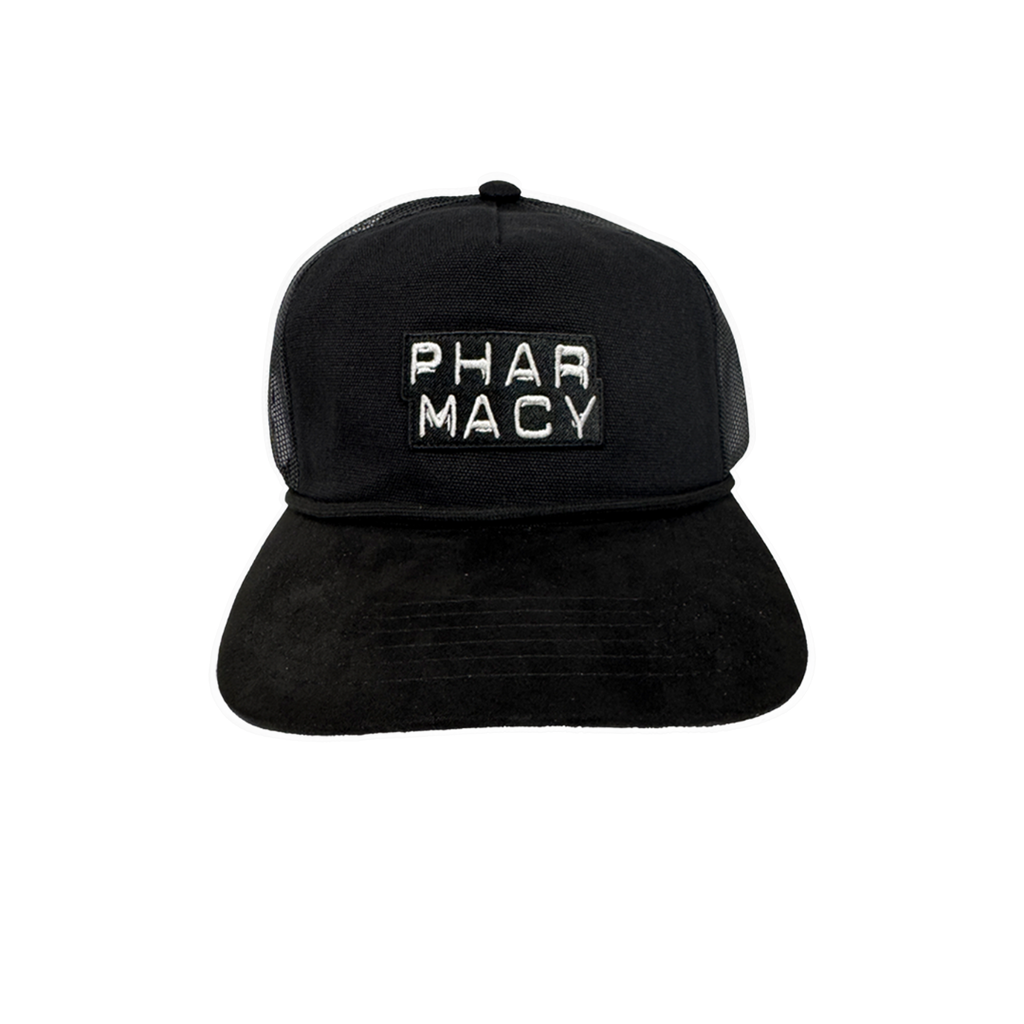 Pharmacy Mini Stacked Suede Trucker