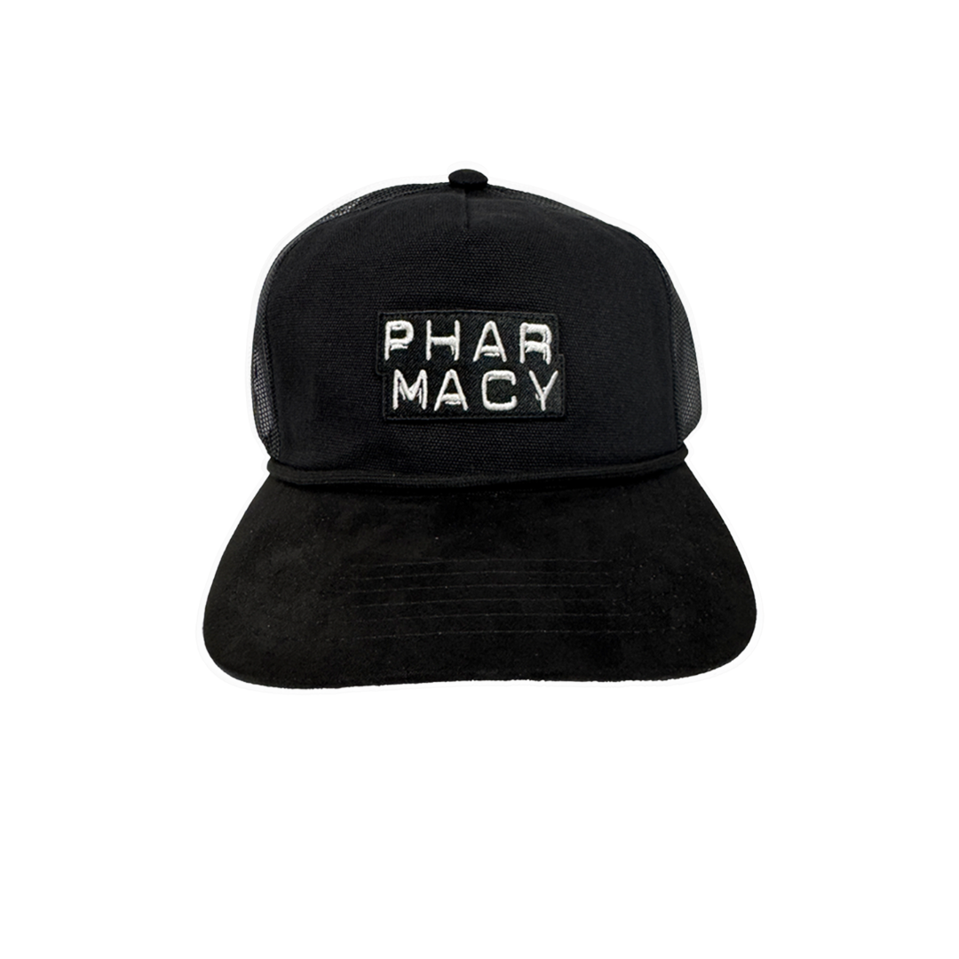 Pharmacy Mini Stacked Suede Trucker