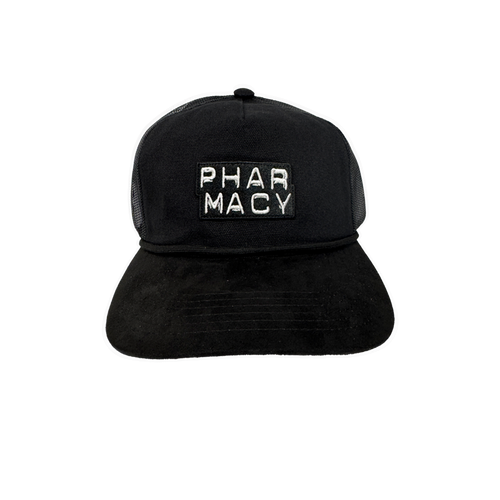 Pharmacy Mini Stacked Suede Trucker