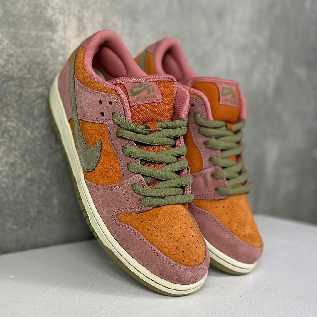 Nike SB Dunk Low Pro (Red Stardust/Neutral Olive)