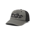 Stretch 5 Panel Cap - Washed Charcoal