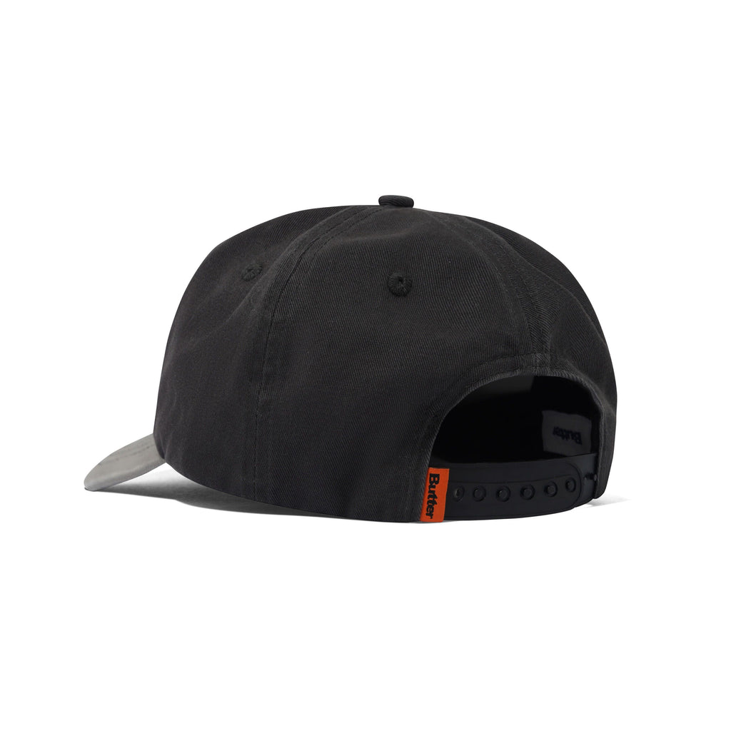 Stretch 5 Panel Cap - Washed Charcoal