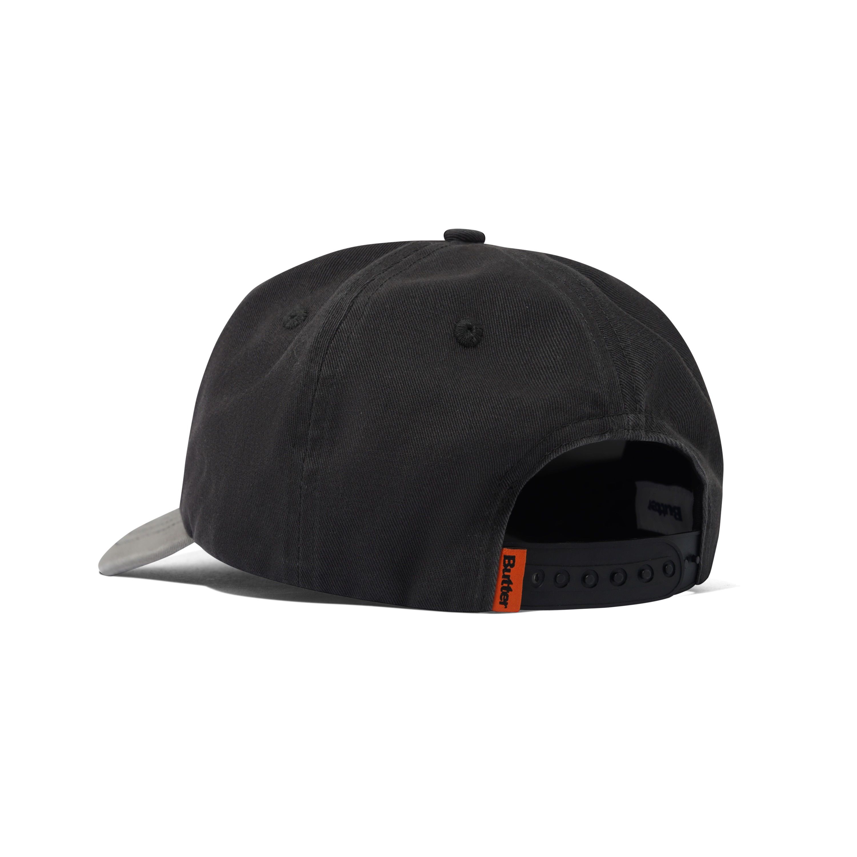 Stretch 5 Panel Cap - Washed Charcoal