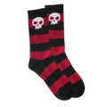 Zero Red Stripe Skull Sock