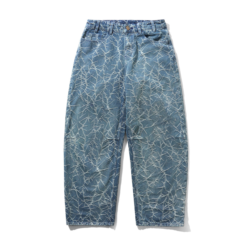 Thorn Camo Wide Cut Denim Jeans