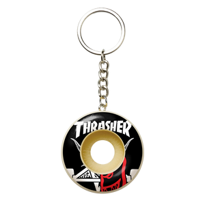 Spitfire X Thrasher Wheel Keychain