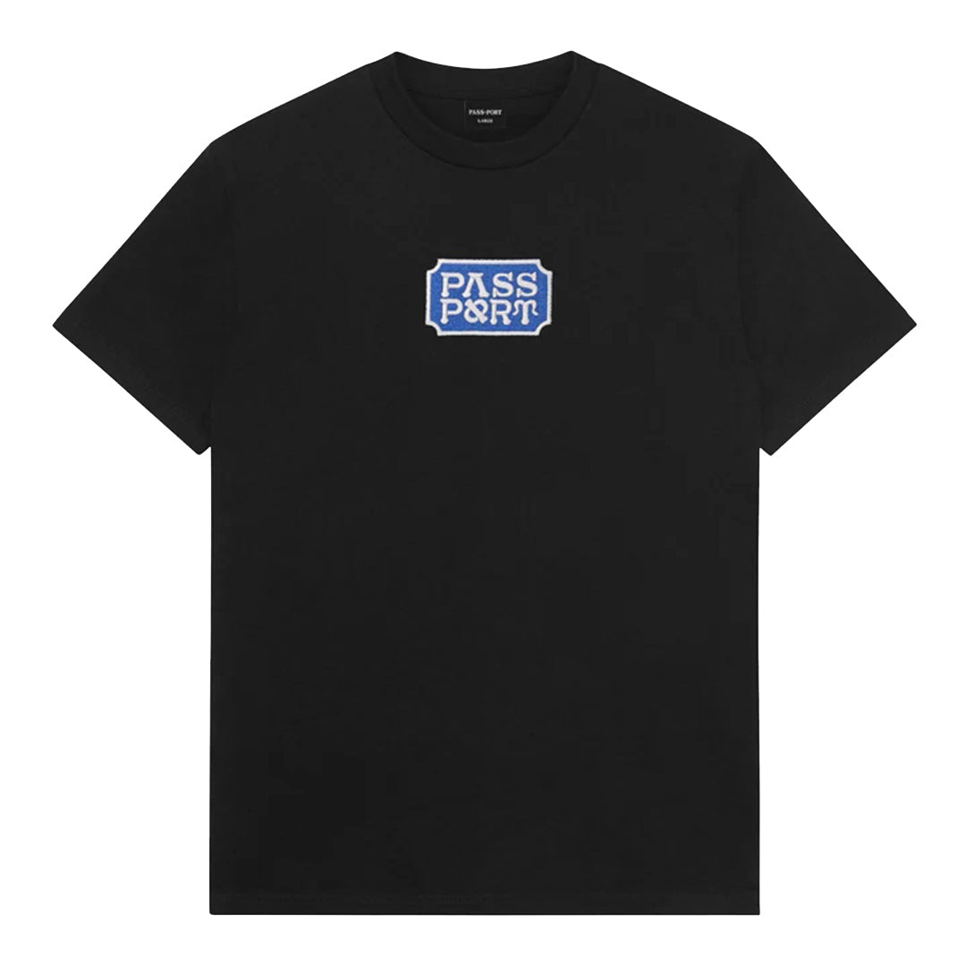 Pass~Port Yearbook Logo Tee (Black)