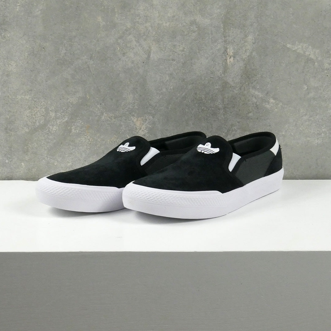 Adidas ShmooFoil Slip Shoes (Core Black/Grey Six/Feather