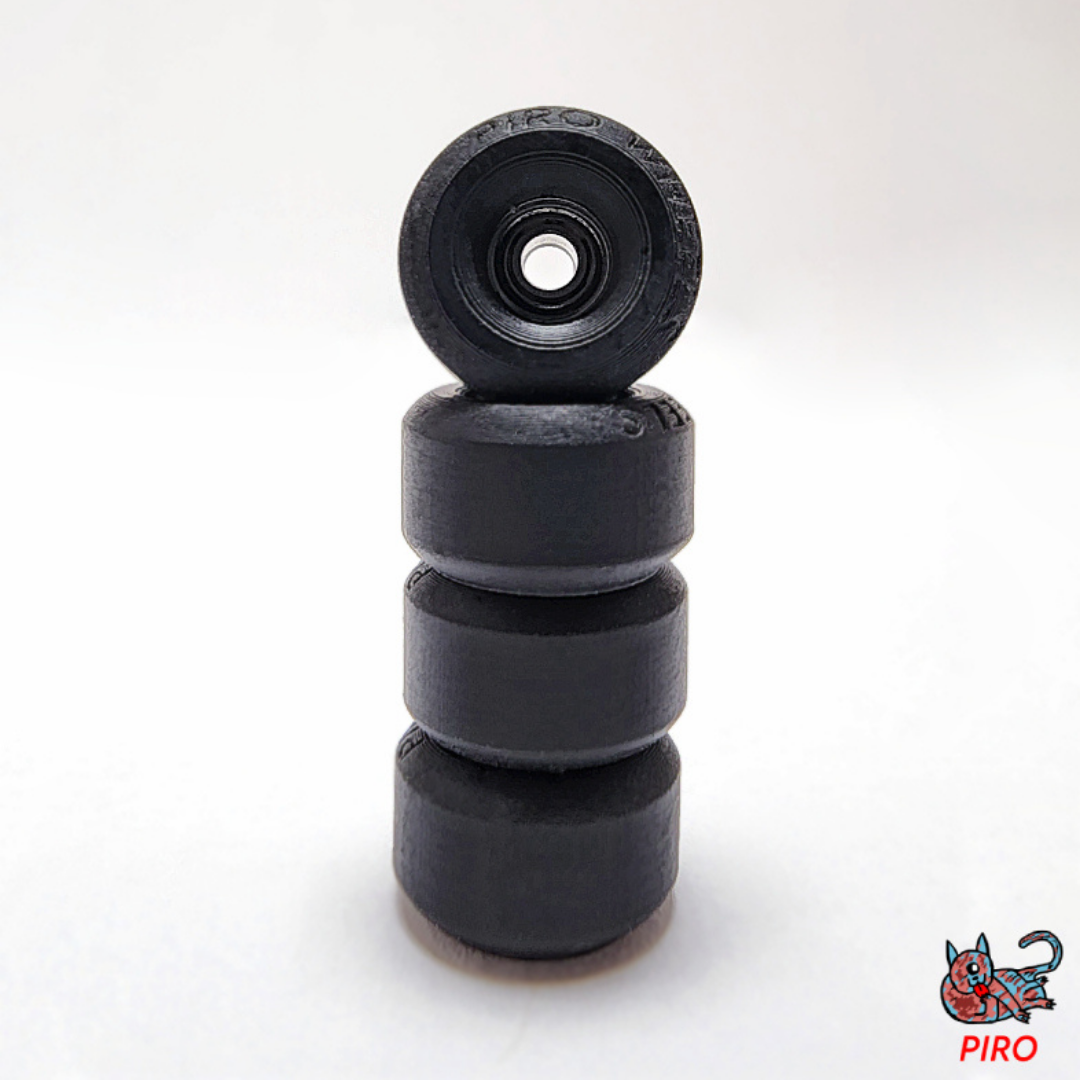 Piro Performance Fingerboard Wheels Black