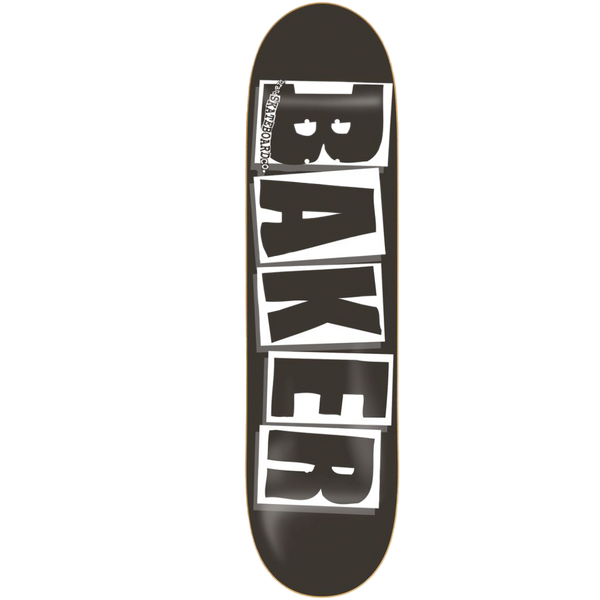 Black & White Brand Logo Deck 8.25 – Pharmacy Boardshop