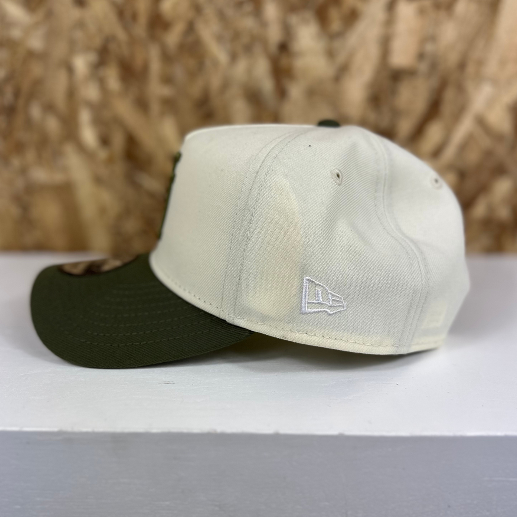 New Era A Frame 9Forty Upside Down Dodgers 40th Chrome/Olive