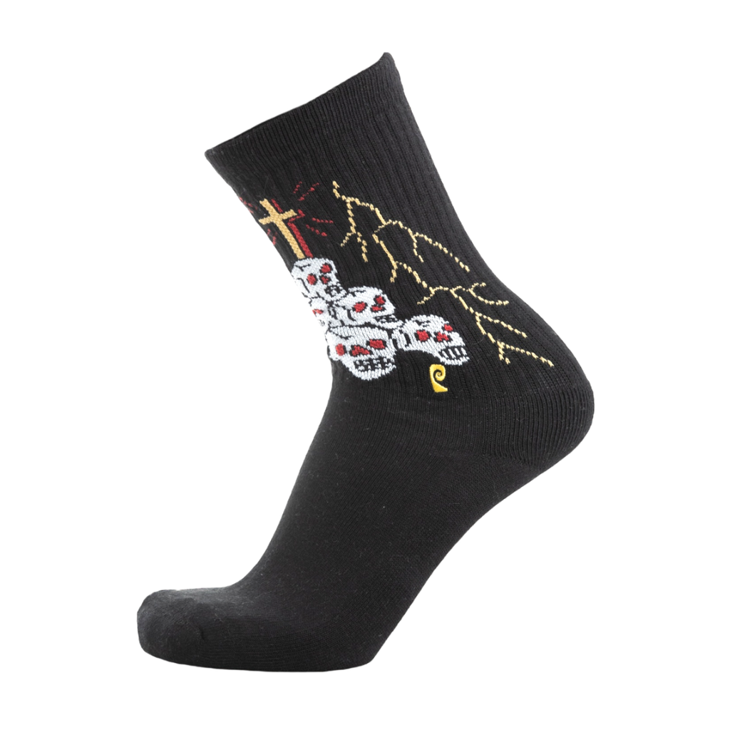 Psockadelic Dying To Live Socks - Black