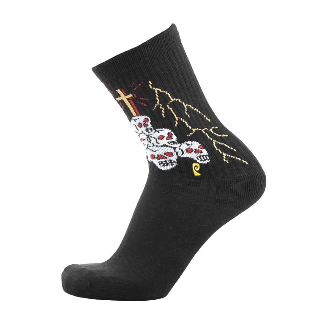 Psockadelic Dying To Live Socks - Black