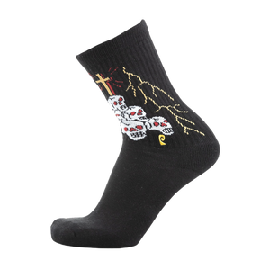 Psockadelic Dying To Live Socks - Black