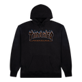 Flame Blue Orange Hoodie