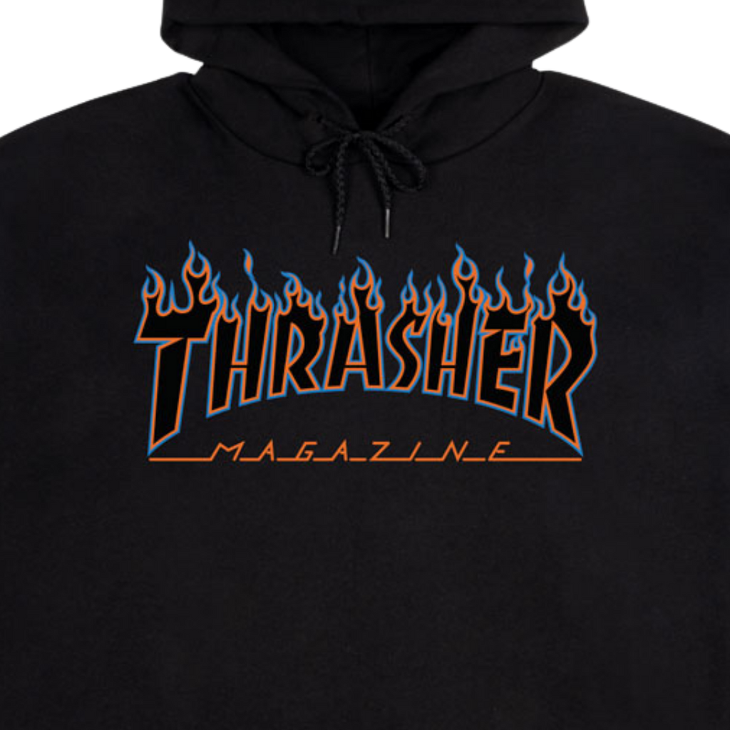 Flame Blue Orange Hoodie