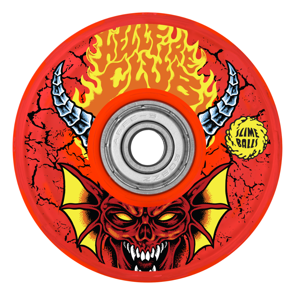 Santa Cruz x Stranger Things Hellfire Club Light-Up Wheels - 66mm