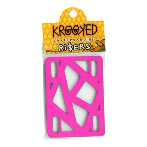 Krooked 1/4" Riser Pads - Pink