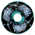 April Big Head Rose Formula Four Radials Wheel - Blue/Black - 99a - 56mm