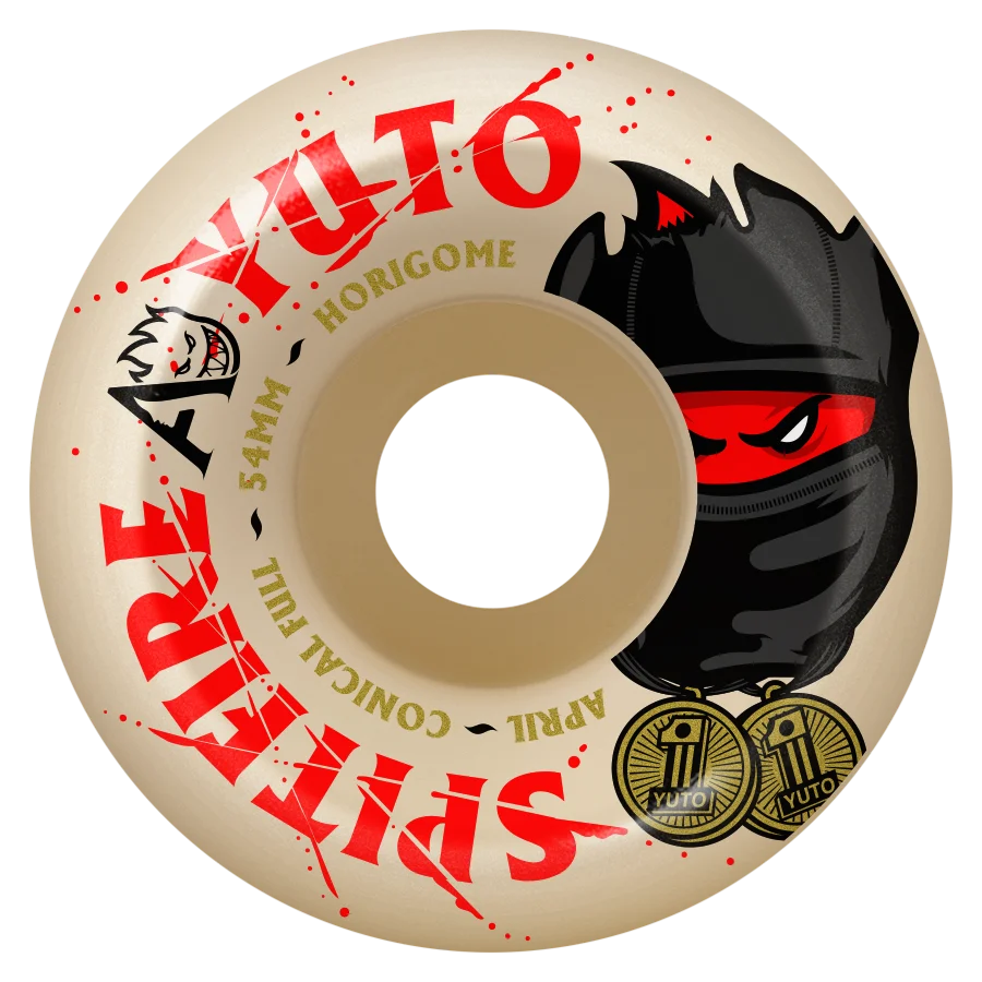 Yuto White Formula Four Conical Full Wheel 99D - 54