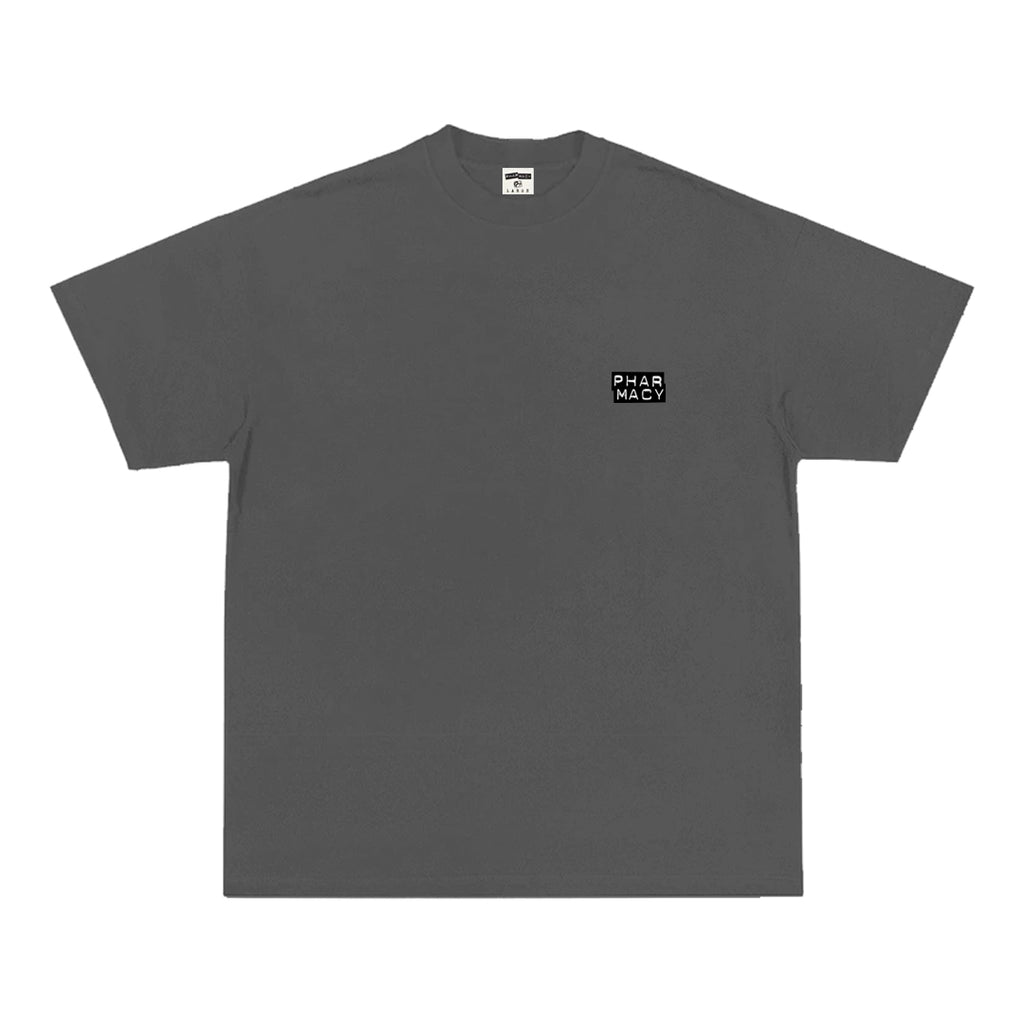 Pharmacy Essential Mini Stacked Tee in Gunmetal