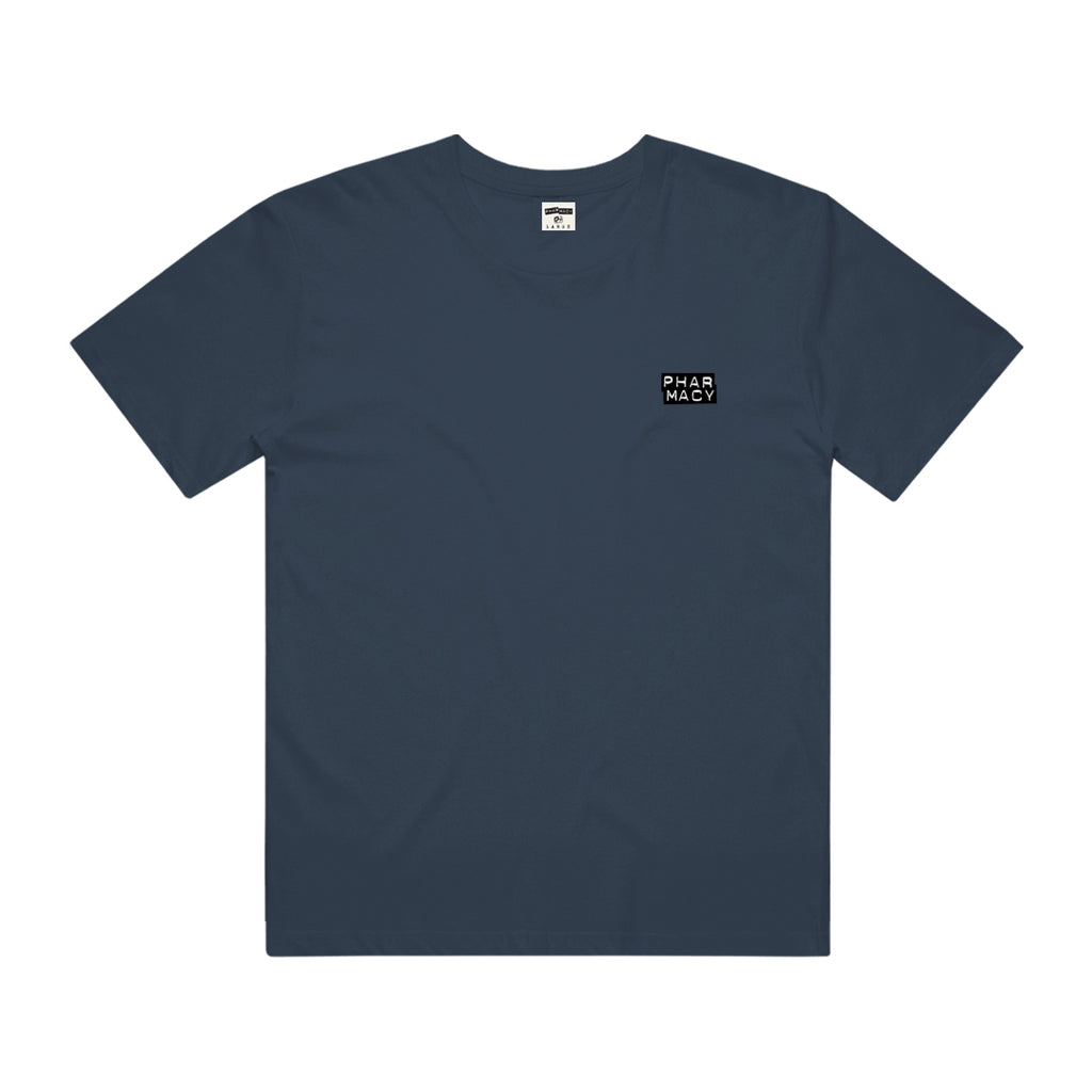 Pharmacy Essential Mini Stacked Tee in Slate
