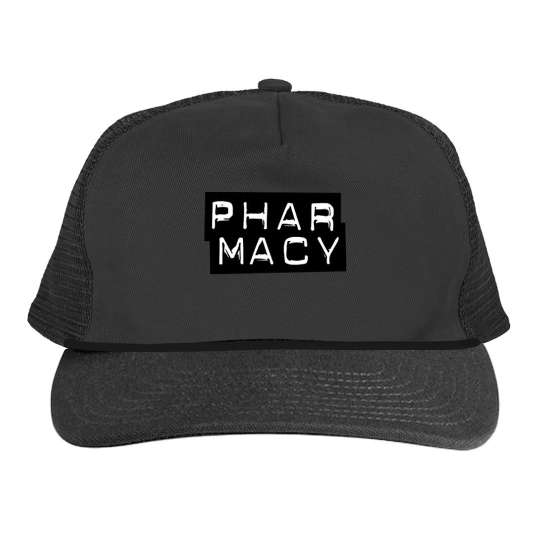 Pharmacy Mini Stacked Suede Trucker in Black
