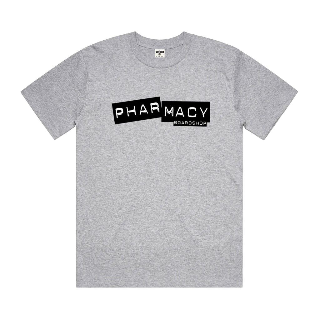 Pharmacy Punch Label Tee in Ash