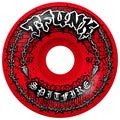Formula Four T Funk Red Radial Full Wheel - 57mm