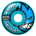 Spitfire Formula Four Light Blue Radial Full Wheel - 55mm