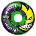 Formula Four Green Purple Swirl Radial Full Wheel - 56mm