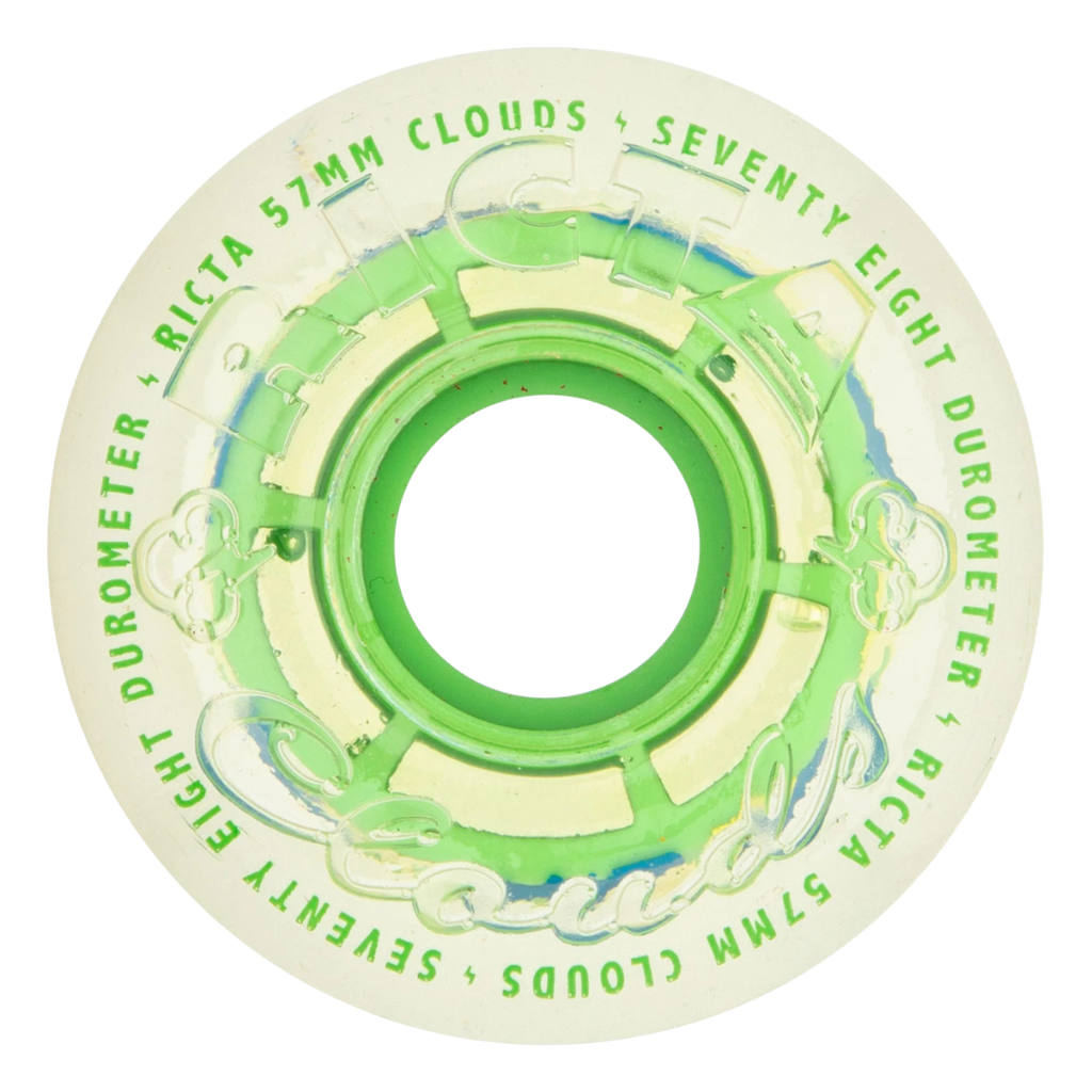 Ricta Clear Splatter Cloud Wheels 78a - 57mm