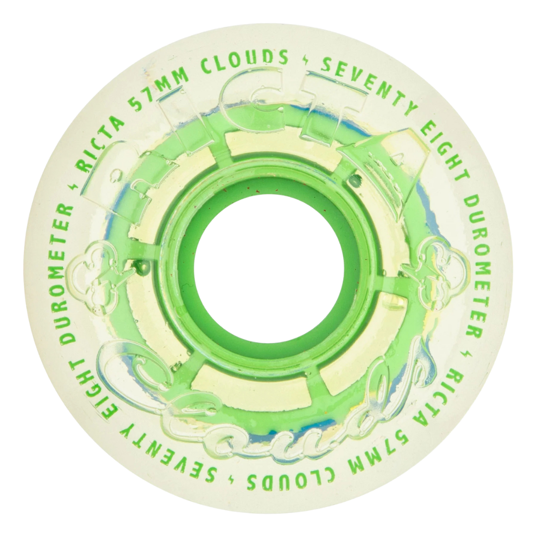 Ricta Clear Splatter Cloud Wheels 78a - 57mm