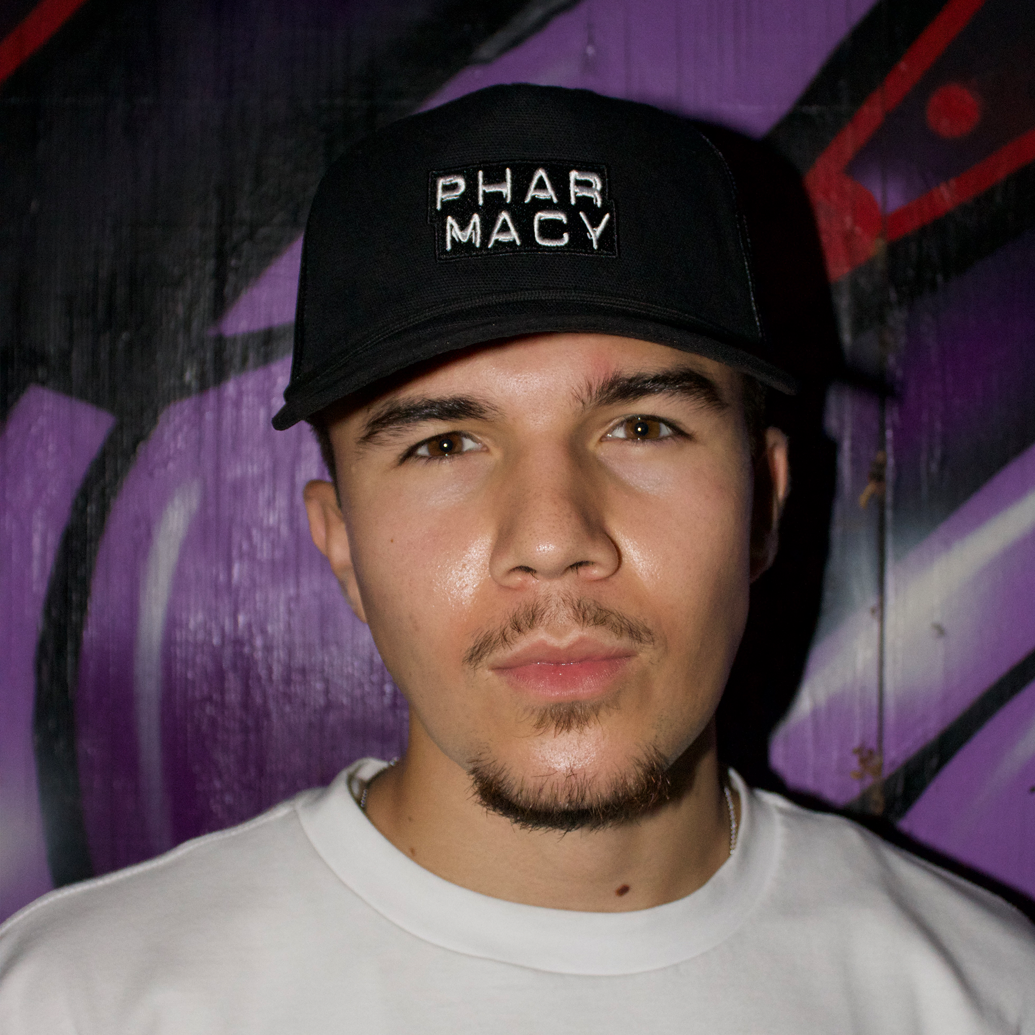 Pharmacy Mini Stacked Suede Trucker