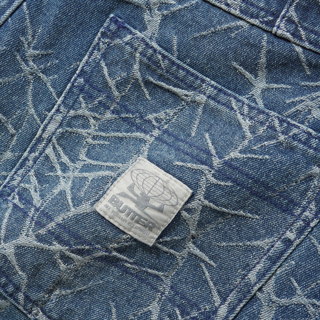Thorn Camo Wide Cut Denim Jeans
