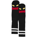 Monster Face Socks - Black