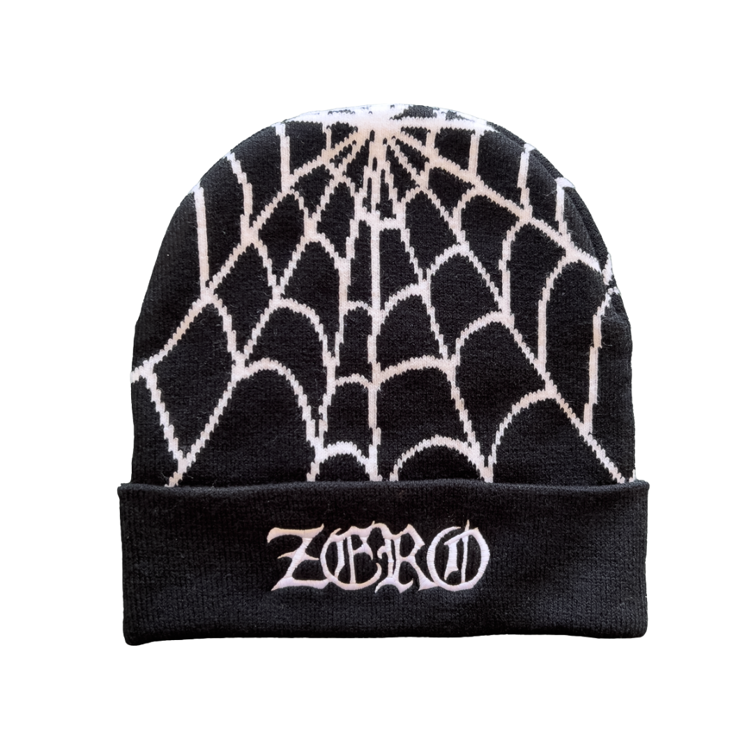 Zero Spider Web Wasteland Beanie - Black