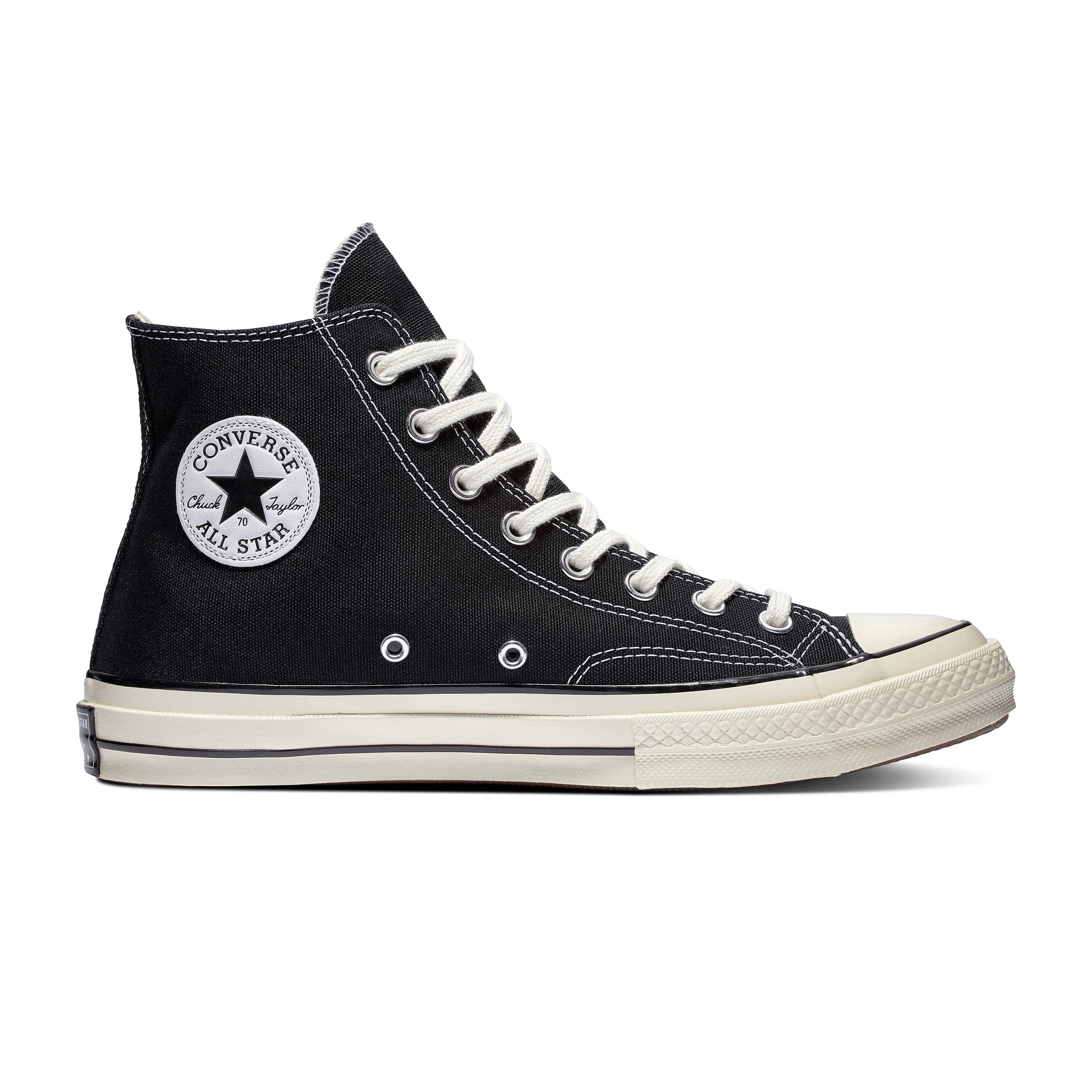 Converse Chuck 70 Hi Canvas (Black/Black/Egret)