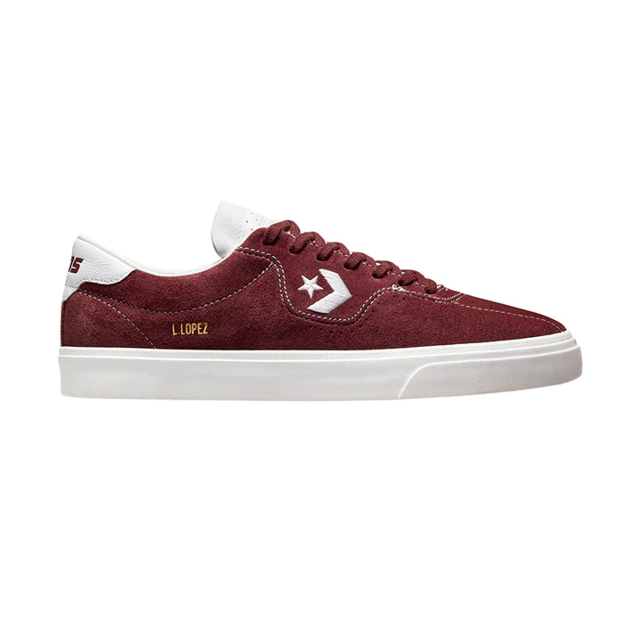 Converse Louie Lopez Pro Ox Shoes Deep Bordeaux White White