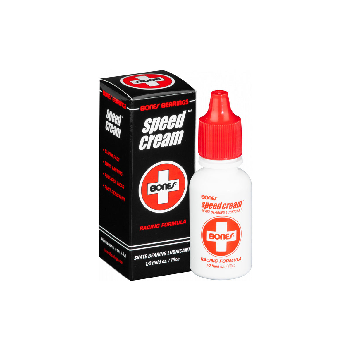 White and Red Bottle of Bearing Lubricant