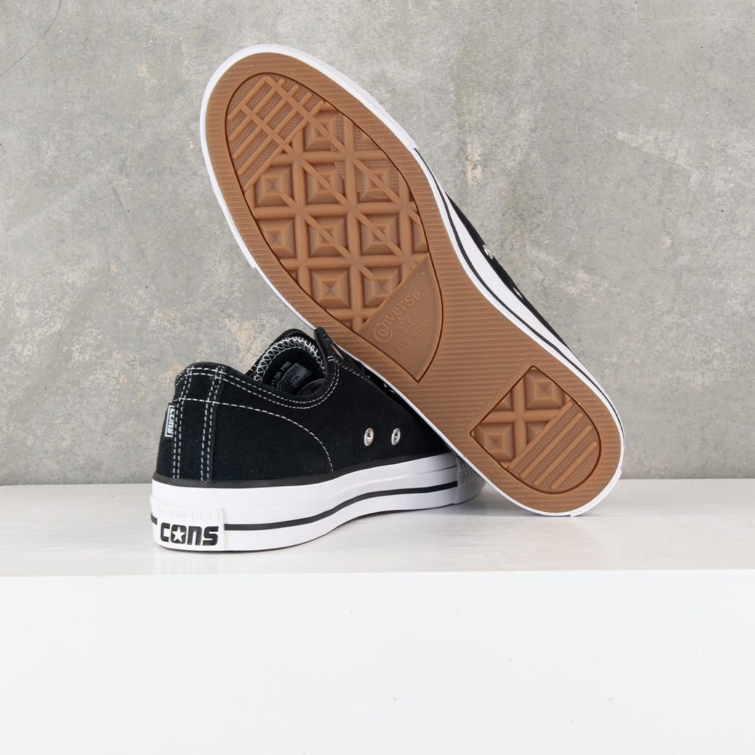 Converse Cons Chuck Taylor All Star Pro Suede (Black/Black/White)