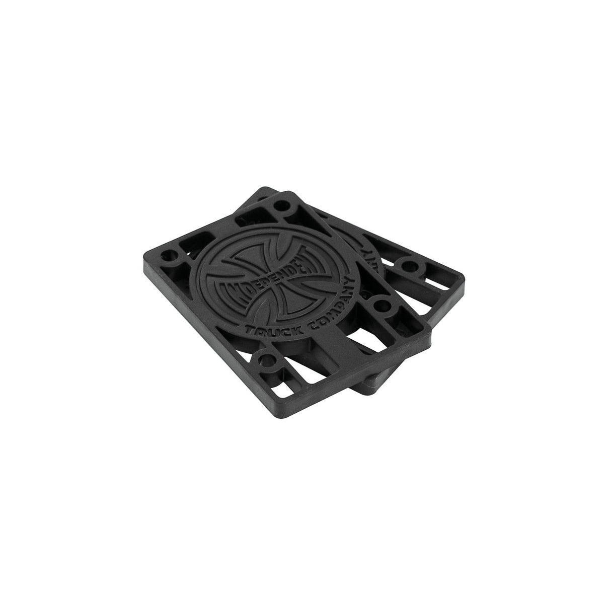 Black Plastic Riser Pads with Indy Logo